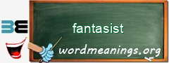 WordMeaning blackboard for fantasist